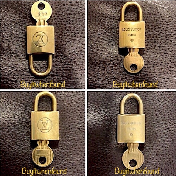 LOUIS VUITTON Lock Key 200 Series (Multiple Options) LV Lock Key AUTHENTIC HTF - Picture 11 of 17